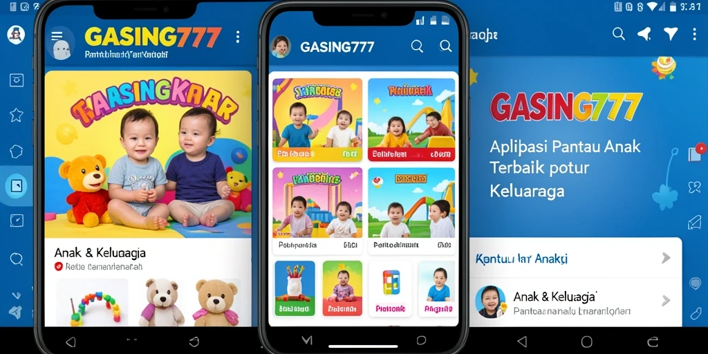 Antarmuka GASING777 yang user-friendly untuk pantau anak.
